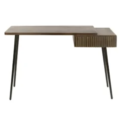Make-up Tafel Bruin Acaciahout - 120x35x76cm - Carve
