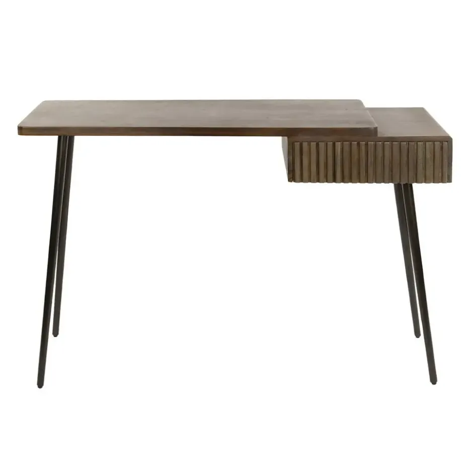 Make-up Tafel Bruin Acaciahout - 120x35x76cm - Carve