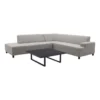 Malaga/Cuba - hoekbank loungeset chaise longue - taupe