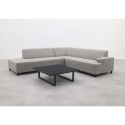 Malaga/Cuba - hoekbank loungeset chaise longue - taupe