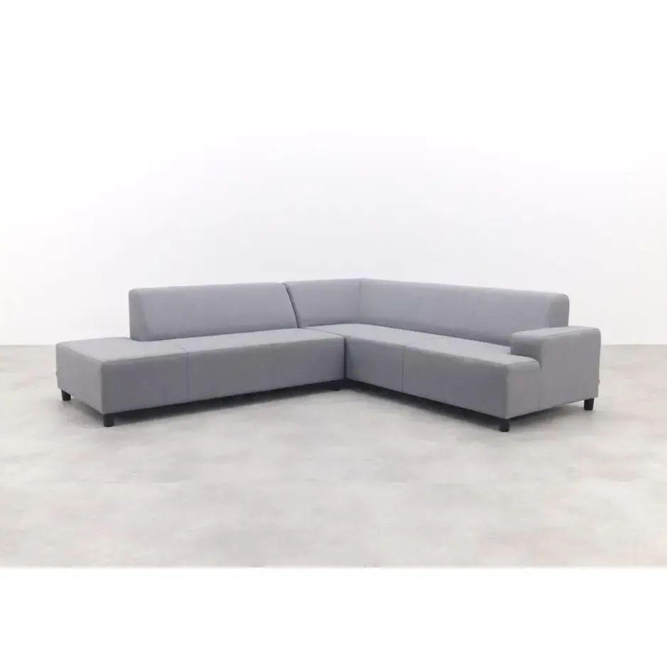Malaga hoekbank loungeset chaise longue - taupe