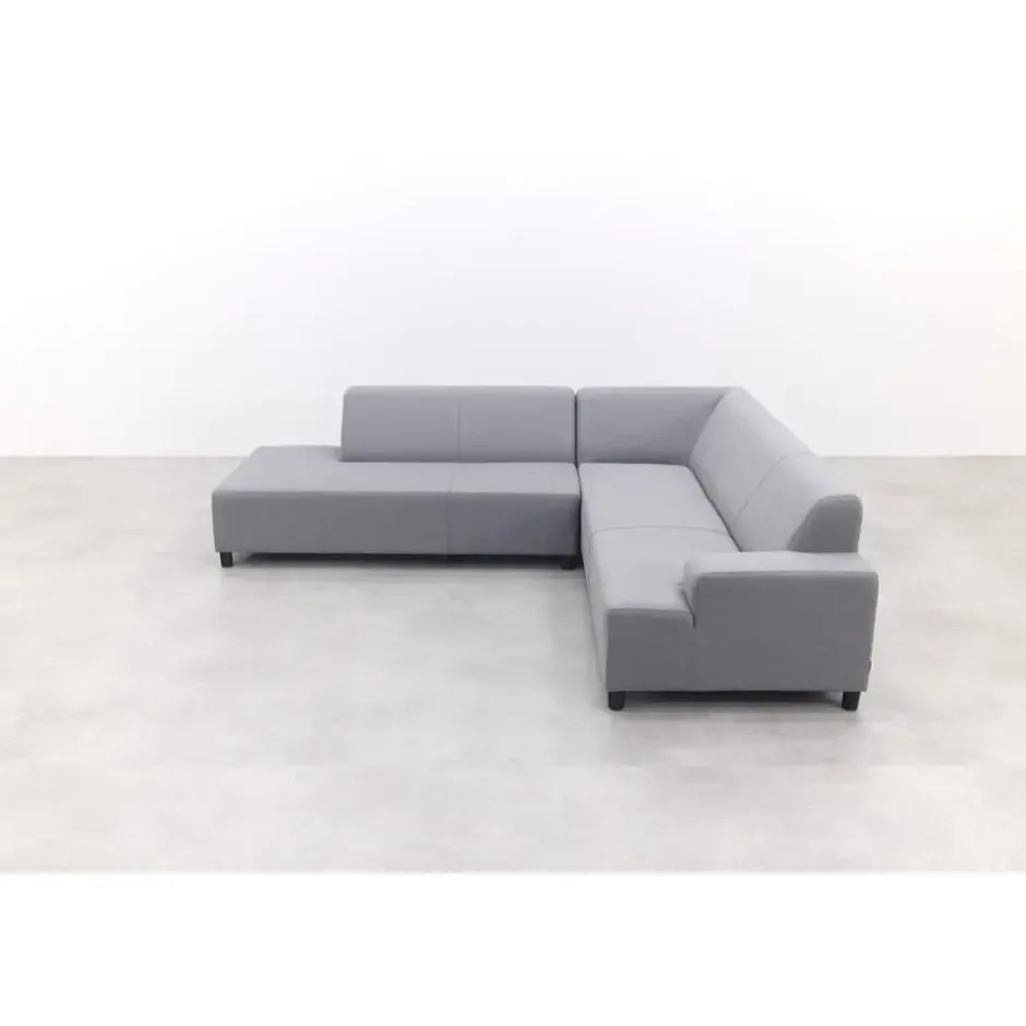 Malaga hoekbank loungeset chaise longue - taupe