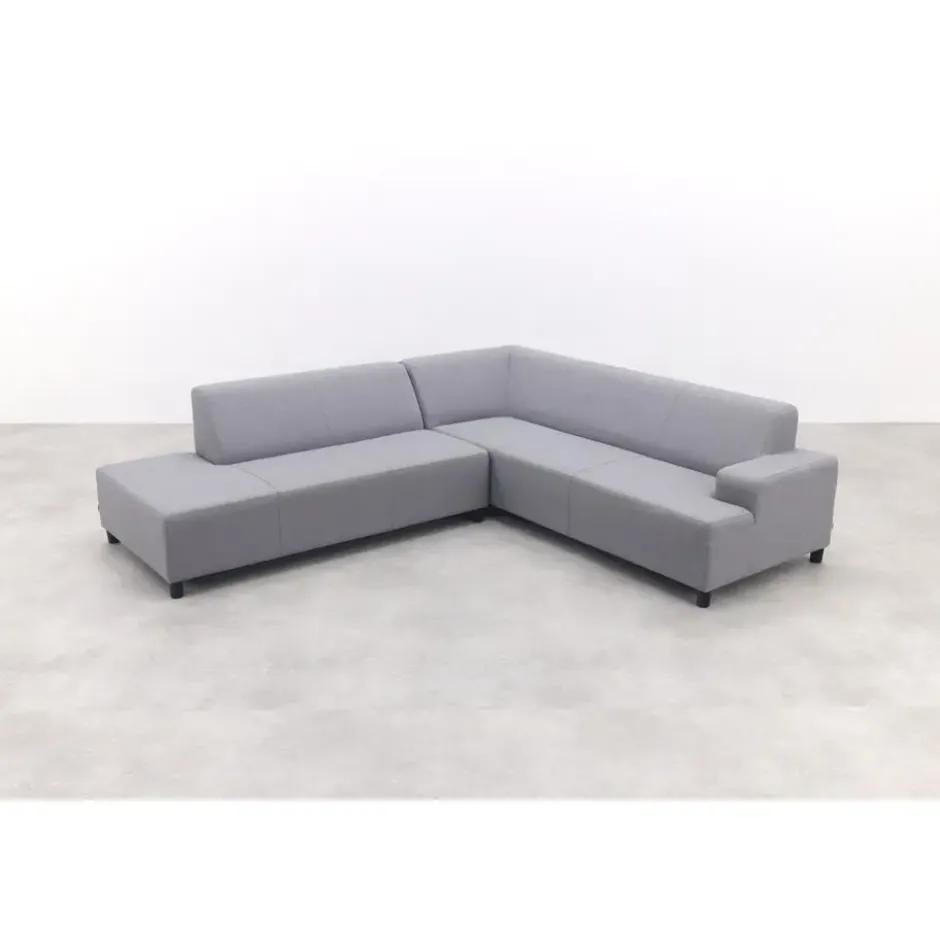 Malaga hoekbank loungeset chaise longue - taupe