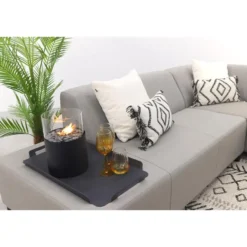 Malaga hoekbank loungeset chaise longue - taupe