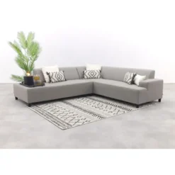 Malaga hoekbank loungeset chaise longue - taupe
