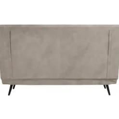 Mallory-Dagbed met opvouwbare functie in fluweel taupe