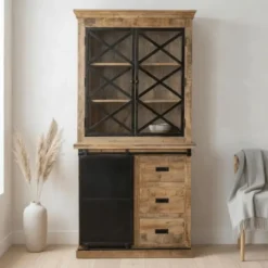 Mangohoutonline - Buffetkast Denver 100cm Met Deurtjes Rechthoekig