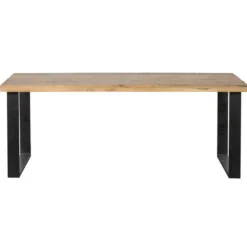 Mangohoutonline - Eettafel Britt 280x120cm Rechthoekig Bruin