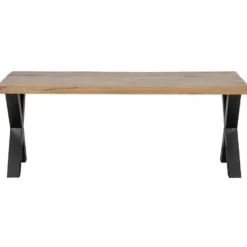 Mangohoutonline - Eettafel Columbus 300x120cm Rechthoekig Bruin