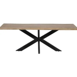 Mangohoutonline - Eettafel Memphis 280x120cm Rechthoekig Bruin