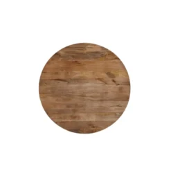 Mangohoutonline - Eettafel Nova 150cm Rond - Bruin - Mahom
