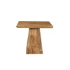 Mangohoutonline - Eettafel Nova Vierkant 90x90cm Vierkant Bruin