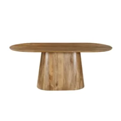 Mangohoutonline - Eettafel Nova Capsule 160x90cm Rechthoekig Bruin