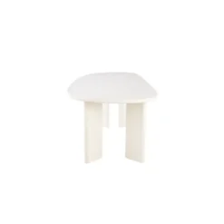 Mangohoutonline - Eettafel Organisch Savannah Mircocement Paneelpoot