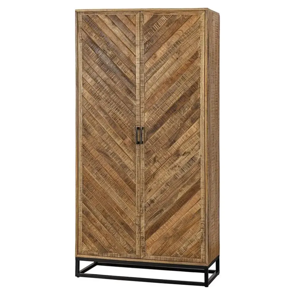 Mangohoutonline - Kast Reno 100cm Rechthoekig - Bruin - Mahom