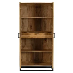 Mangohoutonline - Kast Reno 100cm Rechthoekig - Bruin - Mahom