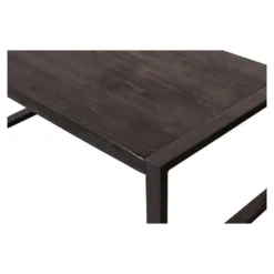 Mangohoutonline - Salontafel Britt Black 110cm Rechthoekig Zwart