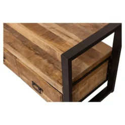 Mangohoutonline - TV Meubel Britt 120cm Rechthoekig - Bruin - Mahom