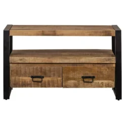 Mangohoutonline - TV Meubel Britt 100cm Rechthoekig - Bruin - Mahom