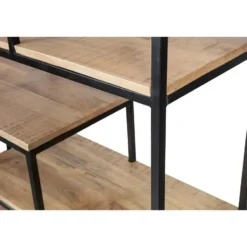 Mangohoutonline - Vakkenkast Chicago 120cm Rechthoekig - Bruin - Mahom