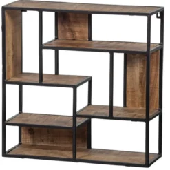 Mangohoutonline - Wandrek Vierkant 100x100cm Vierkant - Bruin - Mahom
