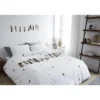 Marjolein Bastin dekbedovertrek Wild Feathers - wit - 240x200/220 cm
