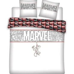 Marvel Dekbedovertrek, Spider-Man - Lits Jumeaux - 240 x 220 cm - Katoen