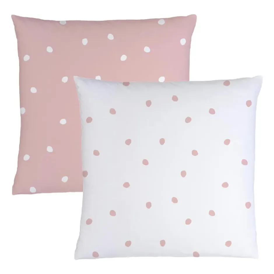 Matt & Rose Dekbedovertrek Pink Spots - Eenpersoons - 140 x 200 cm - Katoen