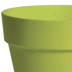 MC Plantenpot/bloempot - kunststof - lime groen - D26 cm