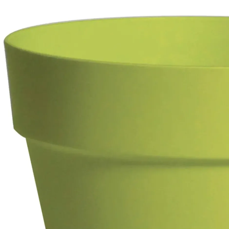 MC Plantenpot/bloempot - kunststof - lime groen - D26 cm