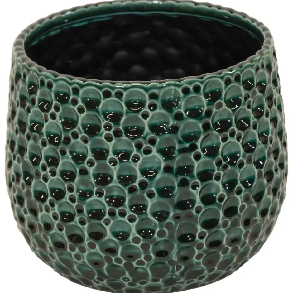 Mega Collections bloempot Pebblo - druppels - D17 x H15 cm