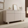 Meubella - Anobo - Dressoir - Beige - 160x39x75 cm