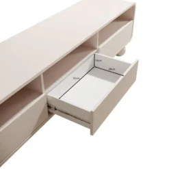 Meubella - Anobo - TV-Meubel - Beige - 180 cm