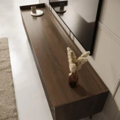 Meubella - Asty - TV-Meubel - Donker eiken - 180 cm