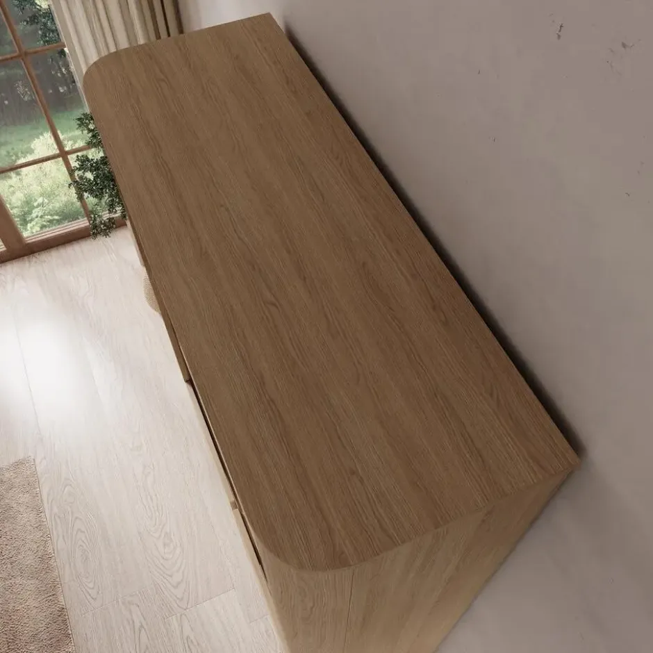 Meubella - Barbados - Boekenkast - Eiken - 103x39x170 cm