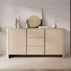 Meubella - Barbados - Dressoir - Eiken - 168x39x84 cm