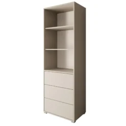 Meubella - Boekenkast Gideon - Beige - 60 cm