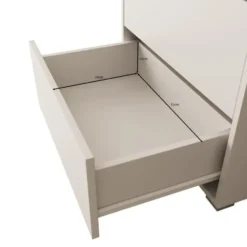 Meubella - Boekenkast Gideon - Wit - 60 cm