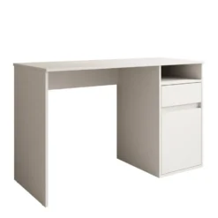 Meubella - Bureau Babot - Wit 1 - 120 cm