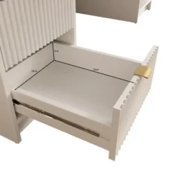 Meubella - Bureau Tavares 2 - Wit - 154 cm