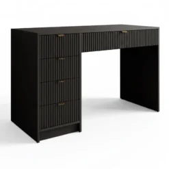 Meubella - Bureau Tavares - Zwart - 120 cm