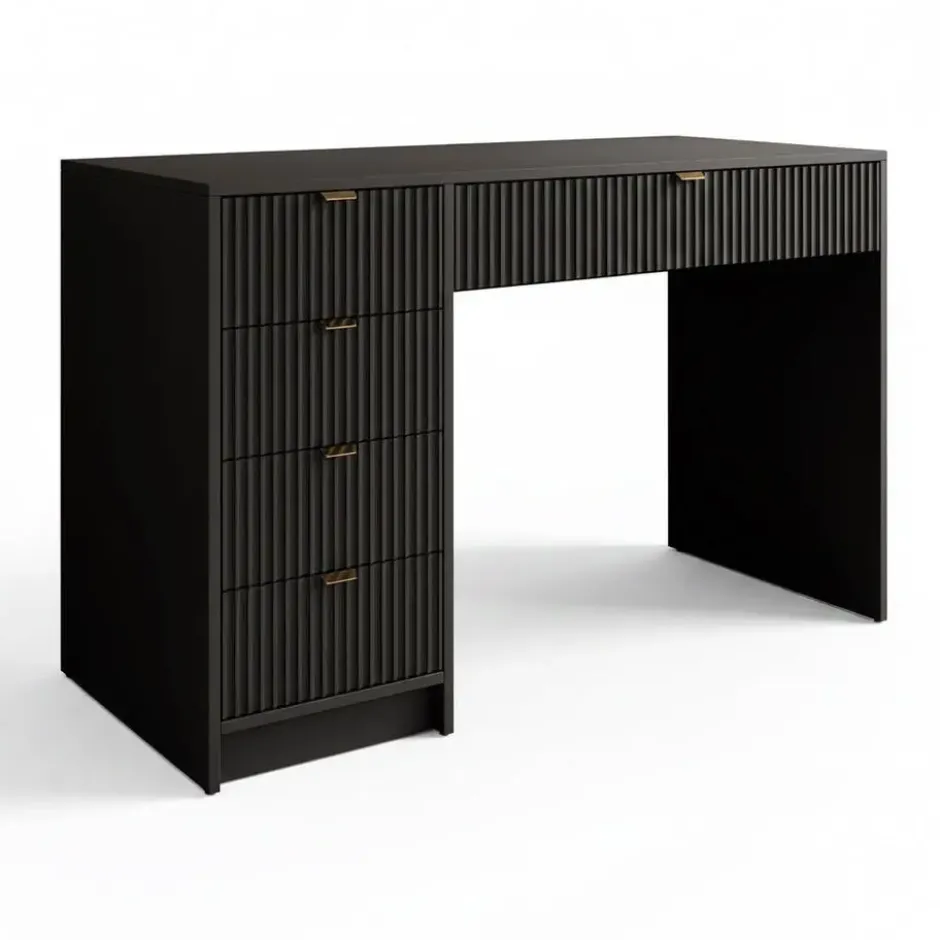 Meubella - Bureau Tavares - Zwart - 120 cm