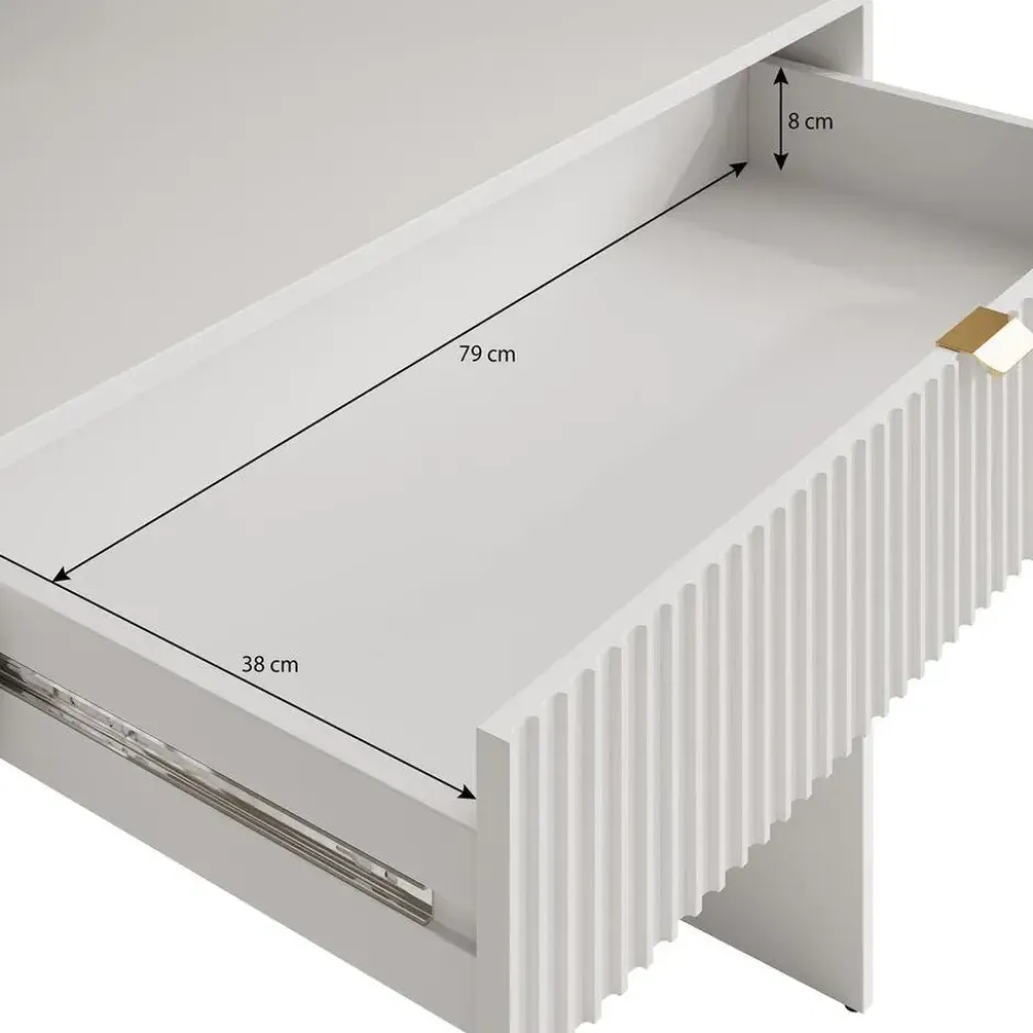 Meubella - Bureau Tavares - Zwart - 120 cm