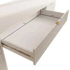 Meubella - Bureau Tavares 2 - Zwart - 154 cm