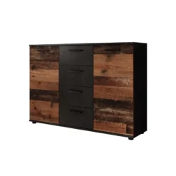 Meubella - Dressoir Bellini - Grijs - 120 cm