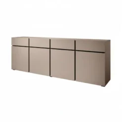 Meubella - Dressoir Cainan - Beige - 225 cm