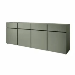 Meubella - Dressoir Cainan - Groen - 225 cm