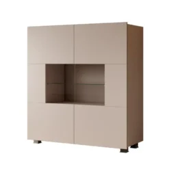 Meubella - Dressoir Calgary - Beige - 100 cm
