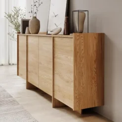 Meubella - Dressoir Jaxon - Eiken - 200 cm