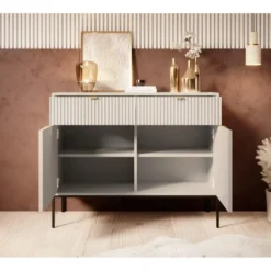 Meubella - Dressoir Navil - Beige - 104 cm